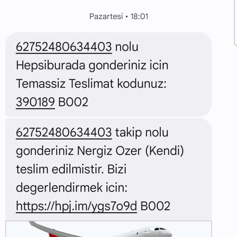 Hepsijet Akhisar Kargoyu Teslim Ettiğini İddia Ediyor.