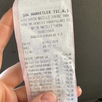 Şok Market Reyon Fiyatının Kasada Fazla Çıkması