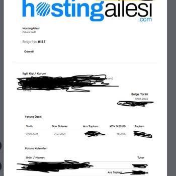 HostingAilesi Hizmet Sonrası İlgisizlik Ve İletişim Sorunları