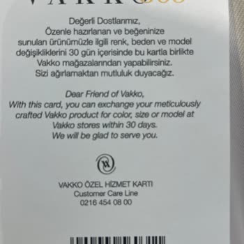 Vakko Değişim Konusunda Kurumun Aldırmazlığı