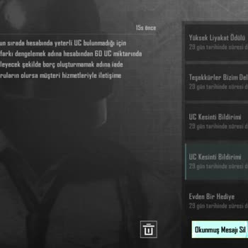 PUBG Mobile Uc Borcu