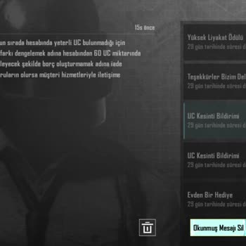 PUBG Mobile Uc Borcu