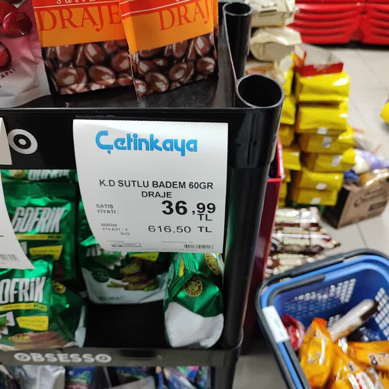Çetinkaya Raf Fiyatı Başka, Kasadaki Fiyatı Başka Ürünler