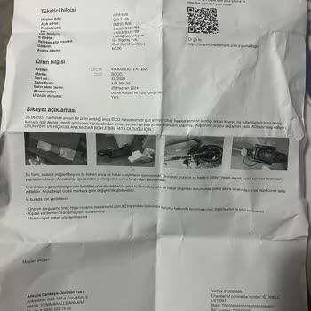 Bood Arızalı Bood Q500 Scooter