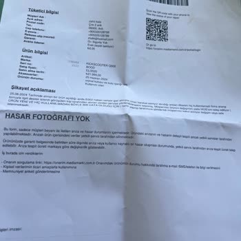 Bood Arızalı Bood Q500 Scooter