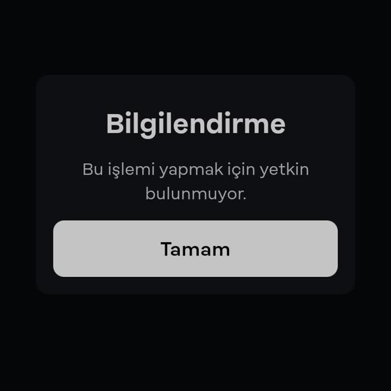 Papara İle Para Gönderirken Bu İşlem İçin Yetkin Bulunmuyor Yazıyor