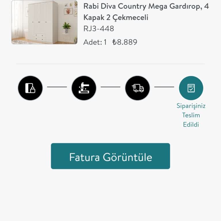 Vivense Teslim Edilmiş Görünen Gelmeyen Ürün