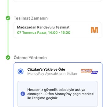 MoneyPay Hesabım Askıya Alınmış 3 Haftadır Düzelmiyor