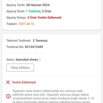 Trendyol Firması Beni Mağdur Etti Telafi Etmiyor