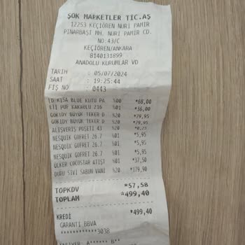 Şok Market Müşteri Yanıltması