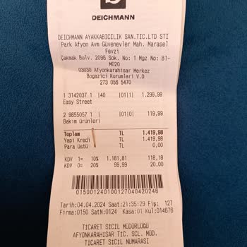 Deichmann Ürünlerinin Arkasında Durmuyor. Ayıplı Mal Satıyor.