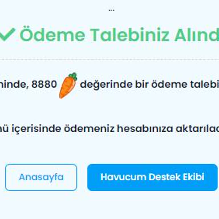 Havucum.com Ödeme Yapmıyor