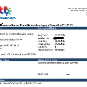 Tatilbudur Rezervasyon İptal Etmiyor