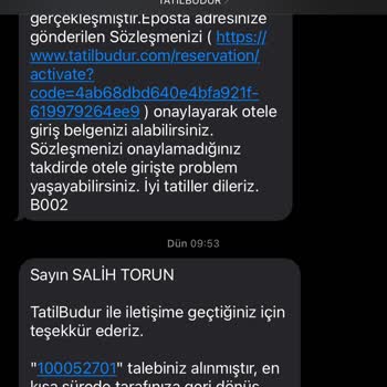 Tatilbudur Rezervasyon İptal Etmiyor
