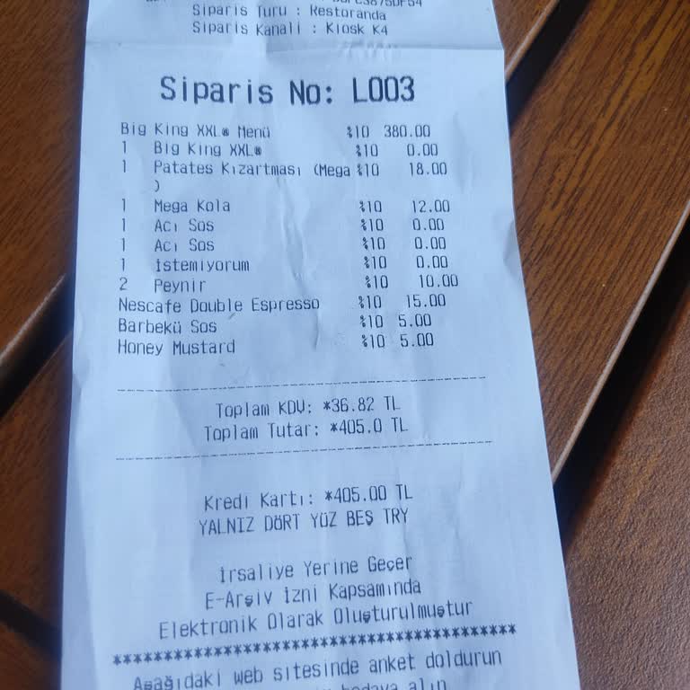 Vialand Tema Park Burger King Vurdum Duymazlığı. Yazık Gerçekten!