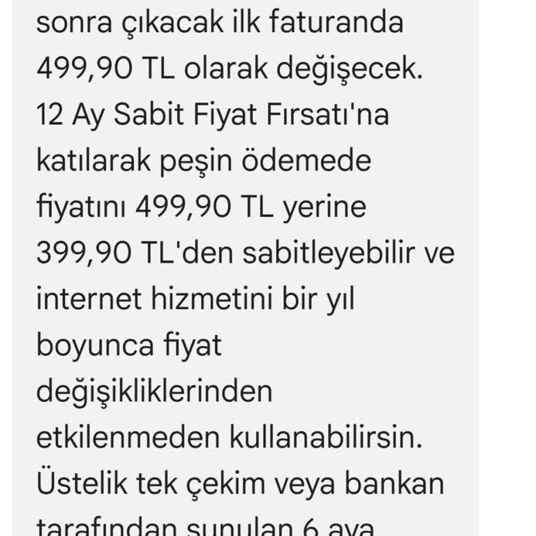 TurkNet Yıllık Anlaşılan Tarifeye Keyfi Zam