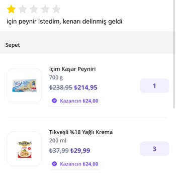 Getir İade Sorununa Bir Çözüm Bulunsun