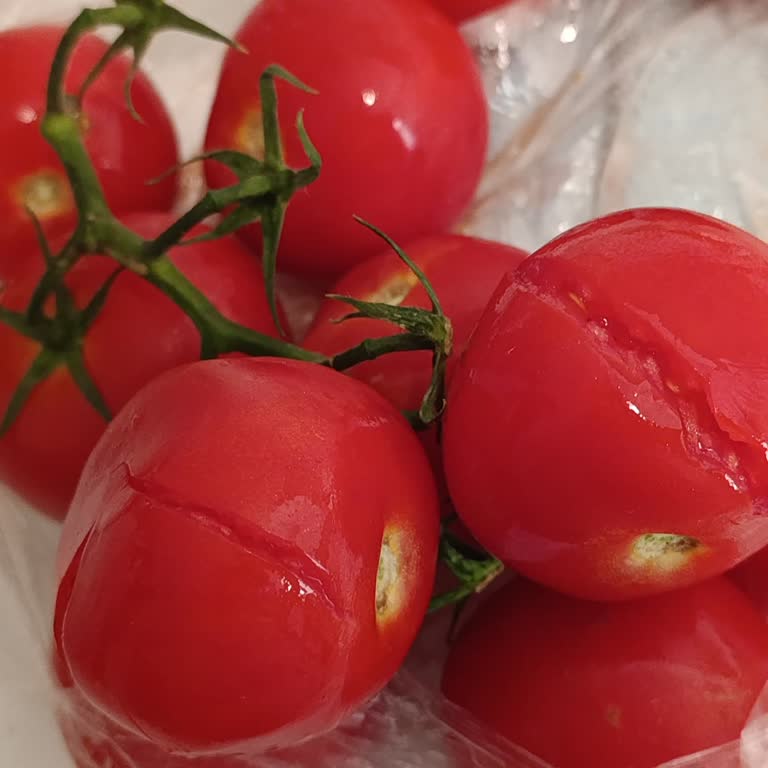 Migros'un Patlak Domates Teslimatı