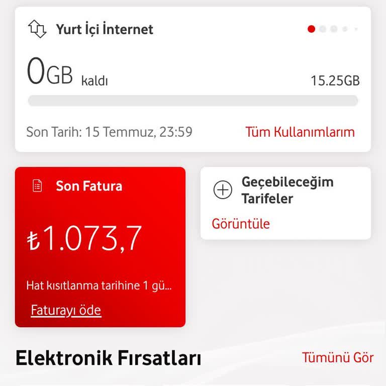 Vodafone Fatura Şoku: 150 TL Yerine 1077 TL Geldi!