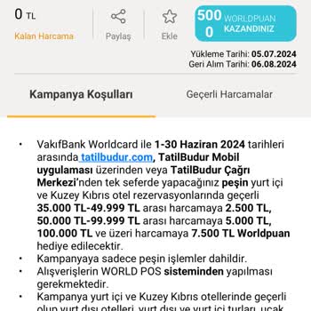 VakıfBank Aldatmacası World Puan Hakkımı Vermiyor