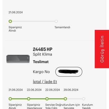 İlgisiz Arçelik Firmasi Hala Ürünü Teslim Etmedi