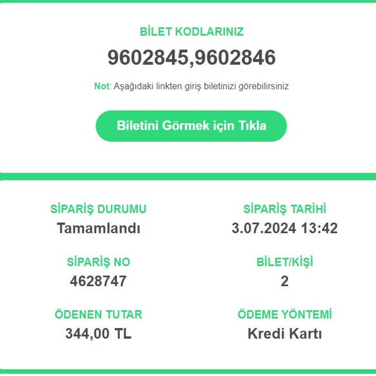 İptal Edilen Oyunun Ücret İadesini Yapmayan Bubilet.com
