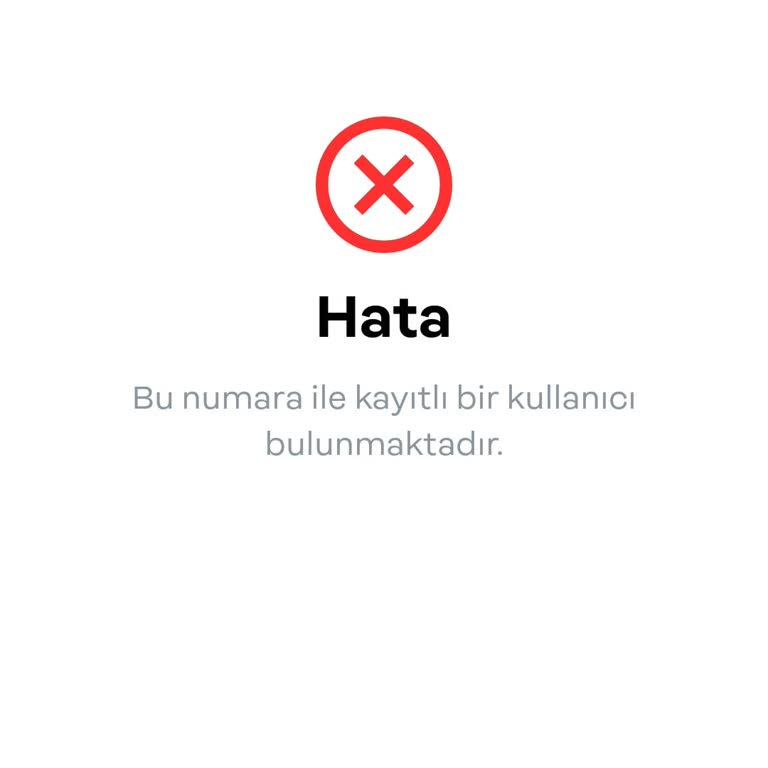 Papara Bu Numara İle Kayıtlı Kullanıcı Zaten Var Hatası İle Karşılaşıyorum