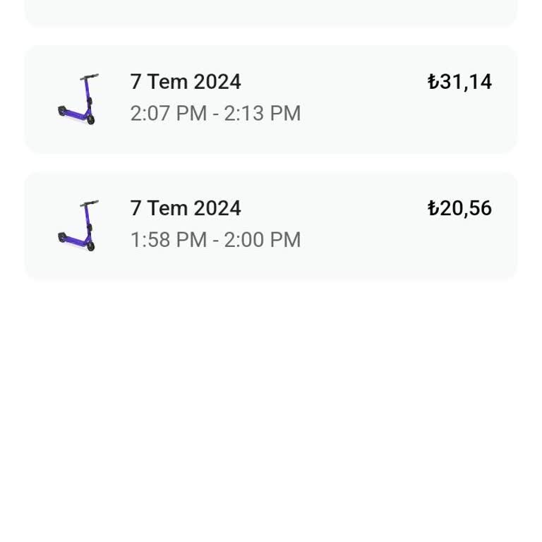 Beam Scooter Kiralama Ücreti Hakkında Şikayet