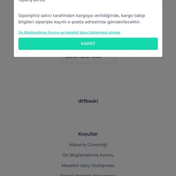 Shopier Siparişin Kargoya Verilmemesi Ve İptal Talebi