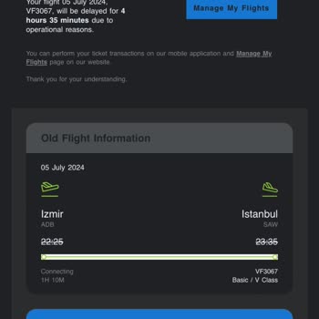 AJet (Anadolu Jet) İzmir-Rize Uçuşunda Yaşanan Rötar Ve İptal Sorunu