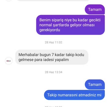 Modacı (Instagram: modacicom) Siparişin Ulaşılmaması Ve Geçiştirme Yapıyor Olmaları