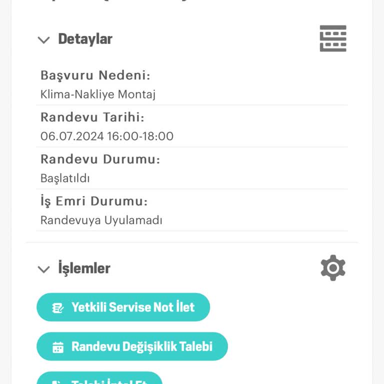 Arçelik Teknik Servisin Kuruluma Gelmemesi