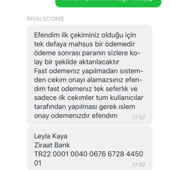 Rivalscoins Yatırım Sonrası Yaşanan Sorunlar Ve İade Talebi