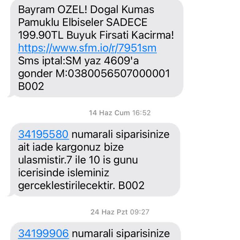 Sefamerve İade Ücretimi Yatırmadı