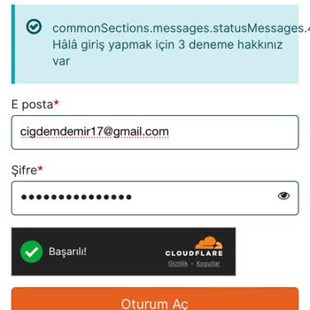 VFS Global Login Sorunu/OTP Sorunu