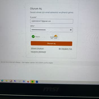 VFS Global Login Sorunu/OTP Sorunu
