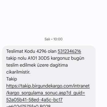 Bir Günde Kargo Ürünü Teslim Etmedi