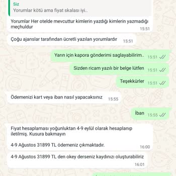 Eksen Turizm Kaporacı Sanırım... Aldatarak Fiyatı Değiştiriyor