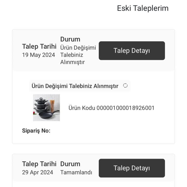 Karaca Züccaciye  Garantiye Gönderdiğim Tencere Setimi Geri Göndermiyor!