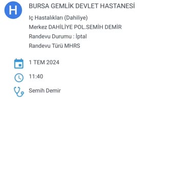 Gemlik Devlet Hastanesi Dahiliye Doktorunun Hasta Muamelesi Şikayeti