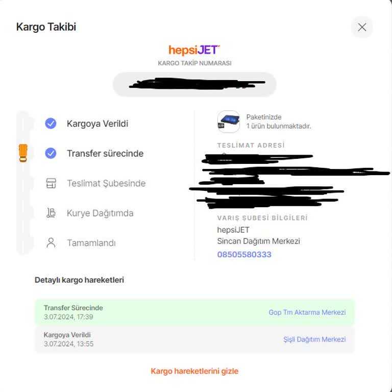 Hepsijet Kargom Hala Gelmedi. Hepsijet Pişmanlıktır