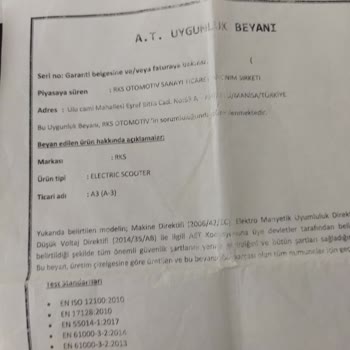 Teknosa Üç Ay Önce Aldığım Scooter Garanti Dışı Saydılar