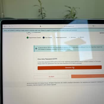 VFS Global Hollanda OTP Kodu Göndermiyor!