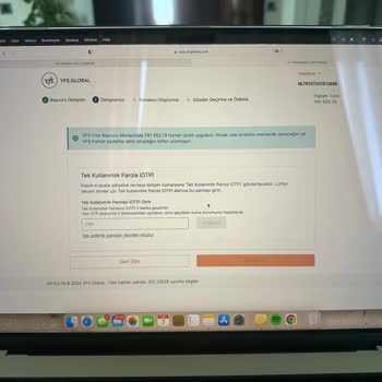 VFS Global Hollanda OTP Kodu Göndermiyor!