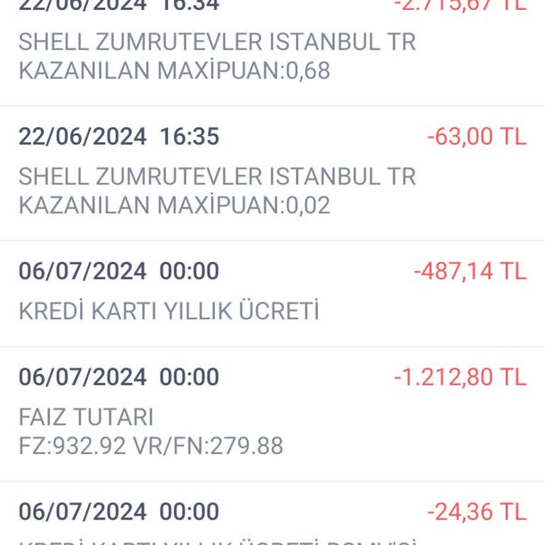 İş Bankası Maximum Kart Aidat İadesi Talebi