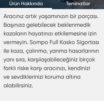 Sompo Sigorta Firmaları Aracıma Kasko Yapmıyor.