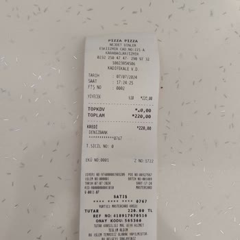 Terra Pizza Eksik Malzemeli Pizza