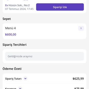 Getir Yemek Siparişimi İptal Etmiyor
