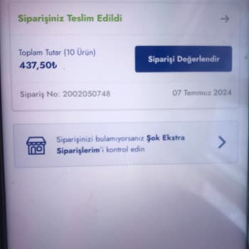 Cepte Şok Uygulaması Tarihi Geçmiş Ürün Yolladı