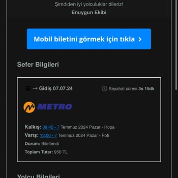 Metro Turizm Keyfe Keder Çalışanları